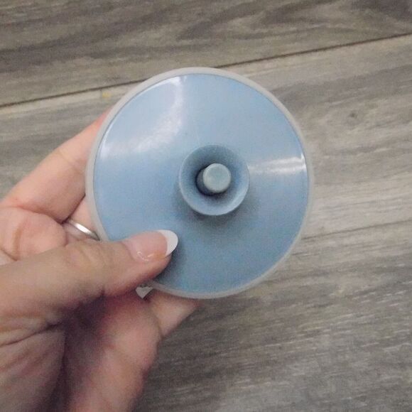 Vintage Tupperware Creamer Sugar Pitcher Food Storage Set Tea Bundle Beige Blue - Picture 15 of 16